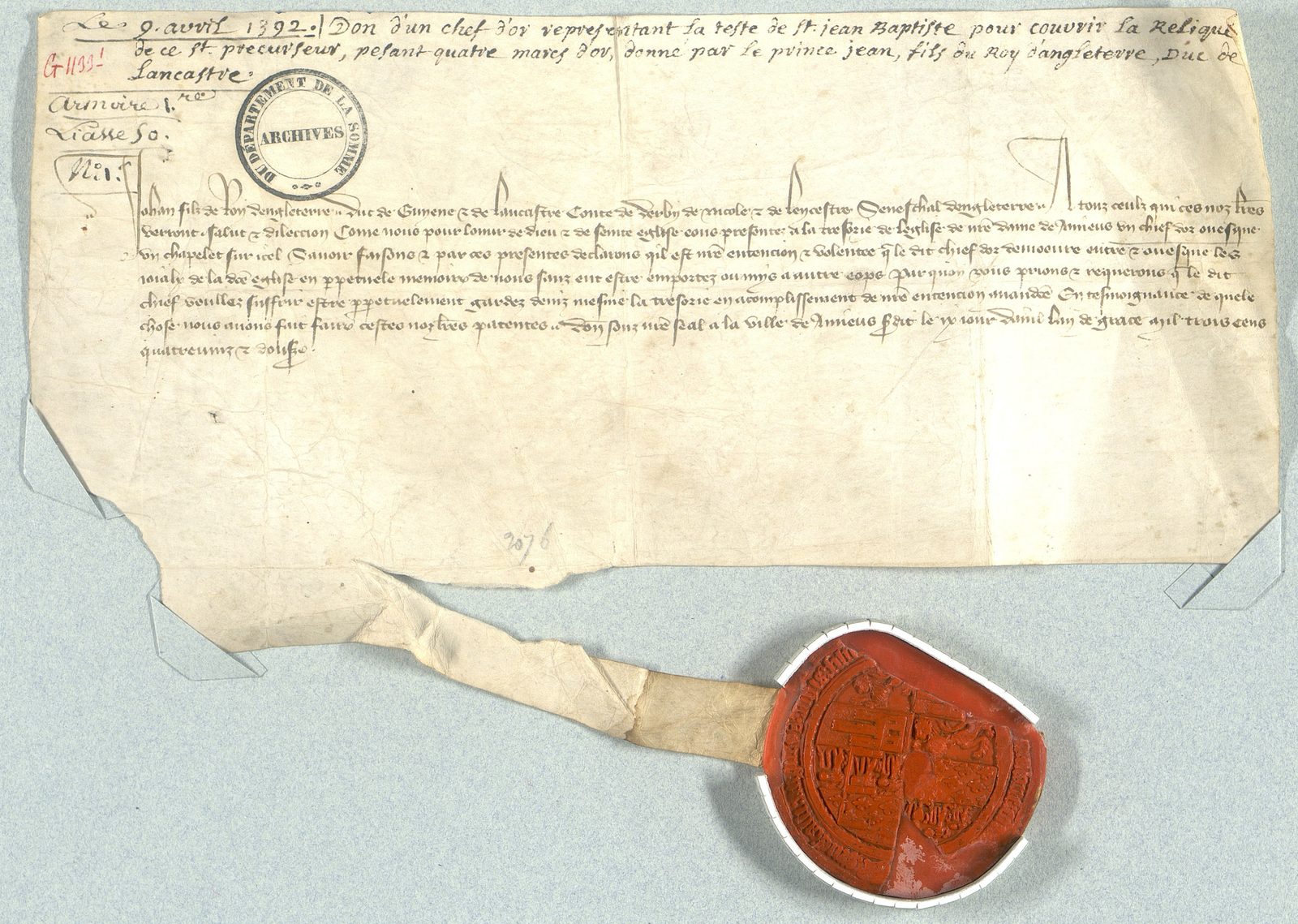 Don du duc de Lancastre