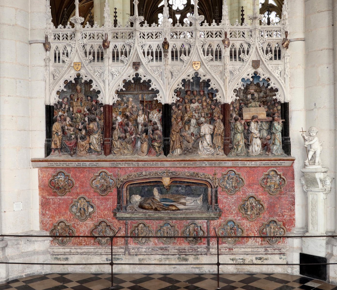 Clôture de chœur de la cathédrale d'Amiens