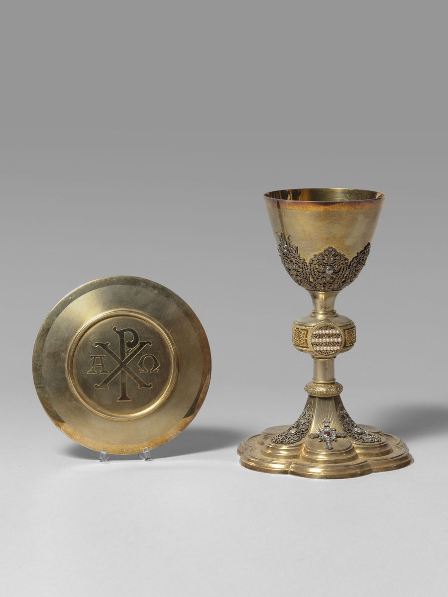 Calice et patène de l'orfèvre Pierre Noirot