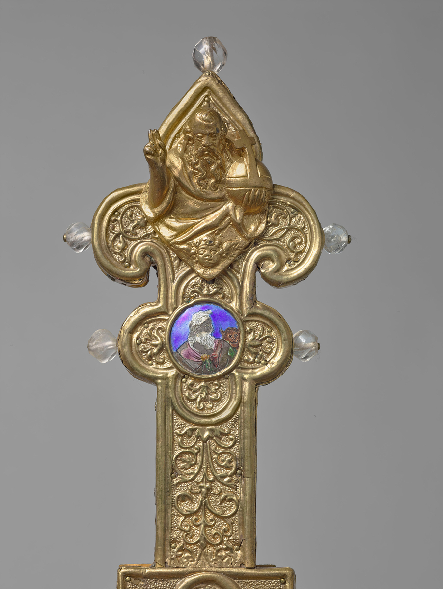 Trésor d'Amiens. Croix processionnelle de Tilloloy