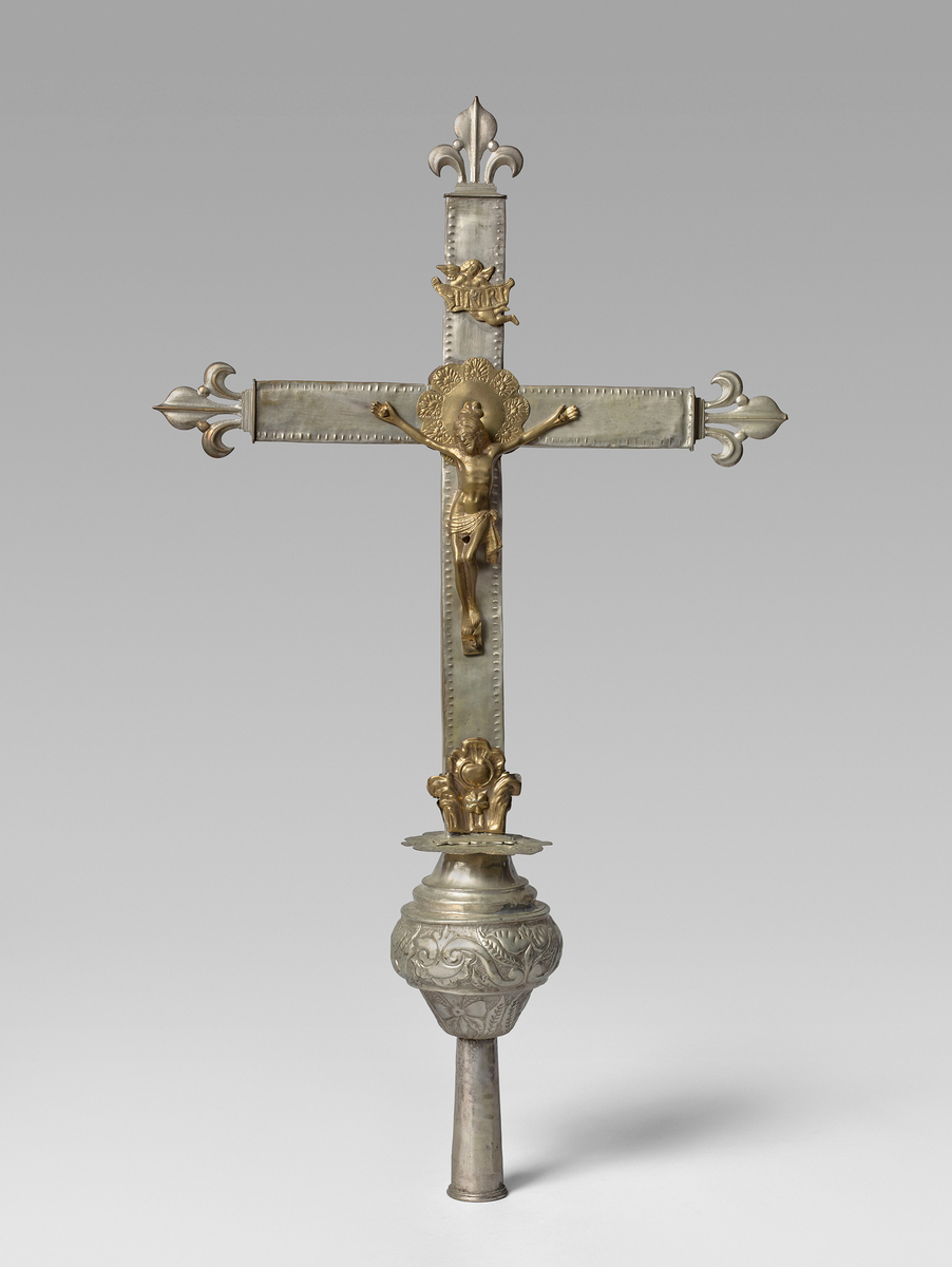 Trésor d'Amiens. Croix processionnelle de Contre
