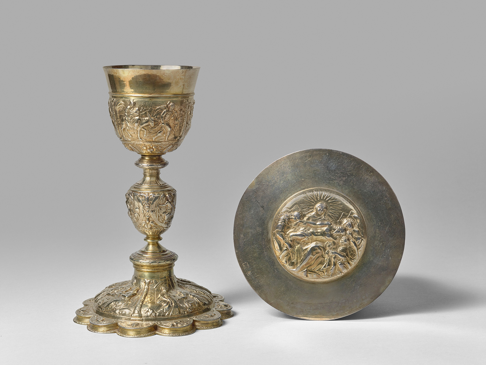 Calice et patène, fin XVIIe siècle